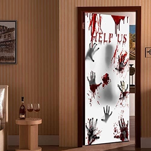 60*30 \" Stor Halloween Vinduesdørsbeskyttelse til Spøgelseshus Hallow