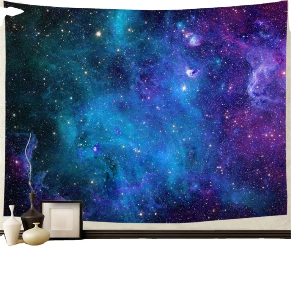 Stjärnhimmel Bakgrund 92.5x70.5 tum Universum Rymd Fotografi Bakgrund Äventyr Födelsedag Galaxy Tema Fest Dekoration, XL