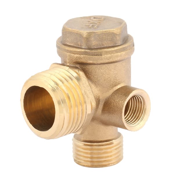 3-port Brass Air Compressor Check Valve Pipe Connector
