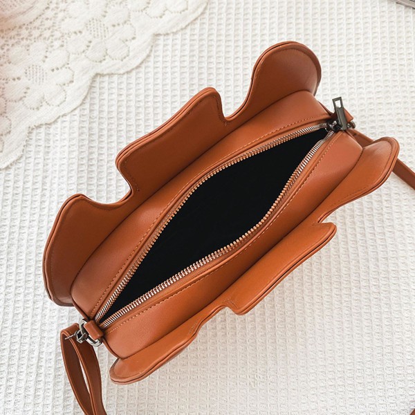 Gotisk Demon Bat Axelväska PU-Läder Crossbody Väska För Kreativ Messenger BLBlack