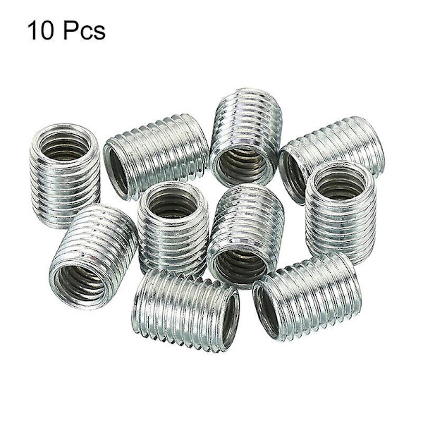 10 kpl M10 - M8 kierreadapteriholkki, supistusmutteri, 10 mm ruuvi
