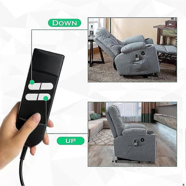 Electric Recliner Remote Control, 4-Button Replacement for OKIN LIMOSS Pride Golden Berkline, 5-Pin