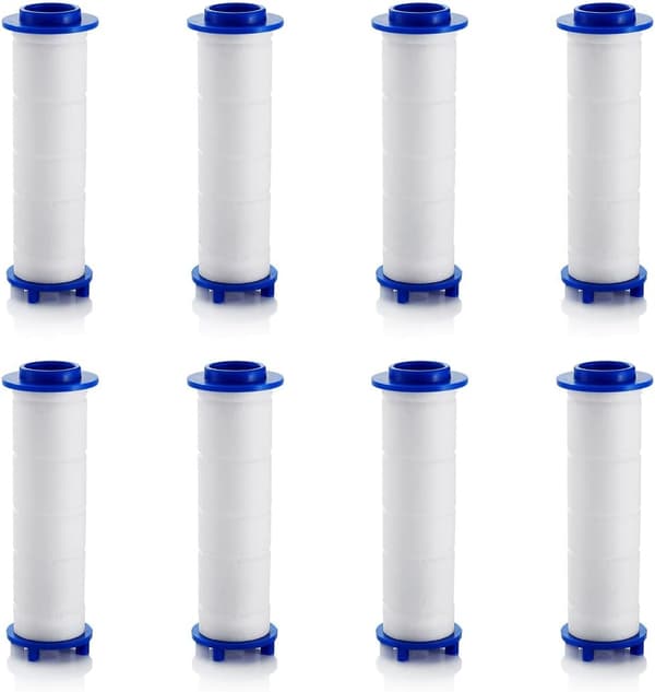 9,5 cm 8-pakning PP-bomullsfilter, turbo-dusjhodefilter