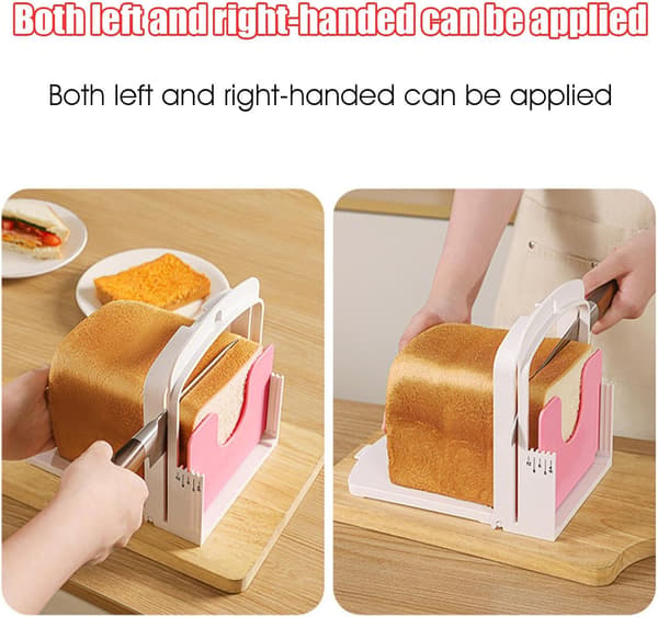 Sourdough Bread Slicer, Portable Sourdough Bread Slicer, Multifunctional Foldable Sandwich Bread Slicer Manual Bread Slicer for