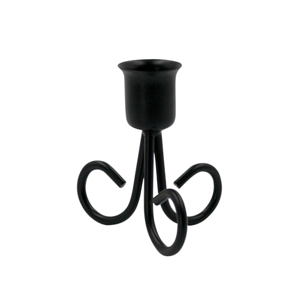 Kreativ Retro Metall Smidesjärn Ljusstake Heminredning Ornament Svart Kylskåpsorganisatör Frukt B