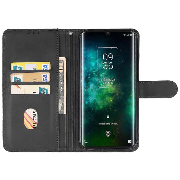Lærfutteral for Tcl 10 Plus