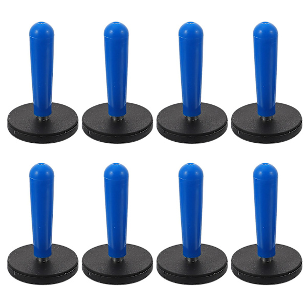 8 kpl Auton Vinyyli Wrap -Kiinnityskoukut Magneetilla, Sävytystyökalut Vinyylin Asennukseen, Sininen 7X4.5cm