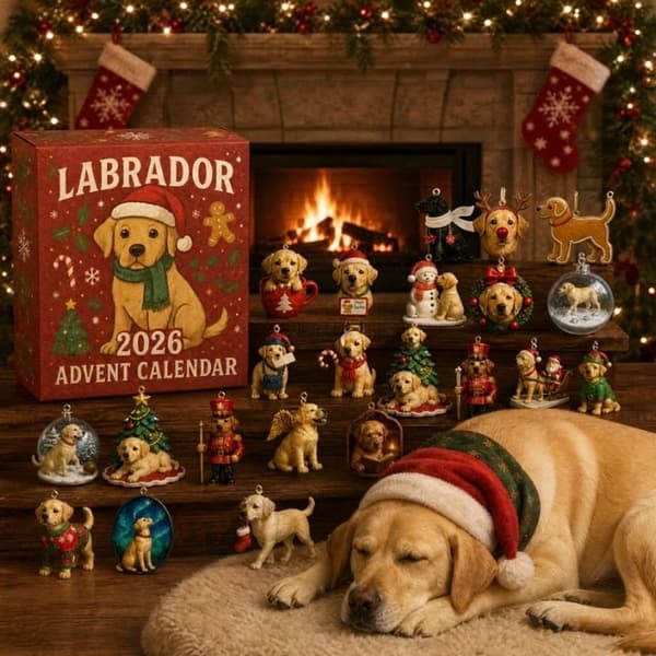 2026 Labrador julekalender: Et søtt samleobjekt og dekorasjon for hundeelskere