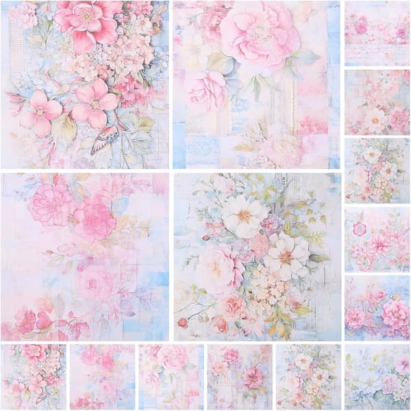 DIY Scrapbook Paper for Crafts, Decorative Background Paper