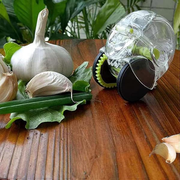 Garlic Press, Slicer, Garlic Crusher, Manual Crusher, Practical for Garlic, Kitchen Utensils