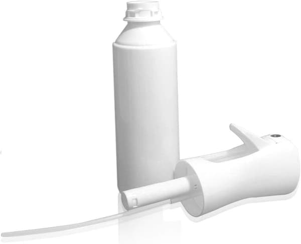 Suihkepullo Salonkihiuslakka 300ml (valkoinen), vesisuihkepullo,