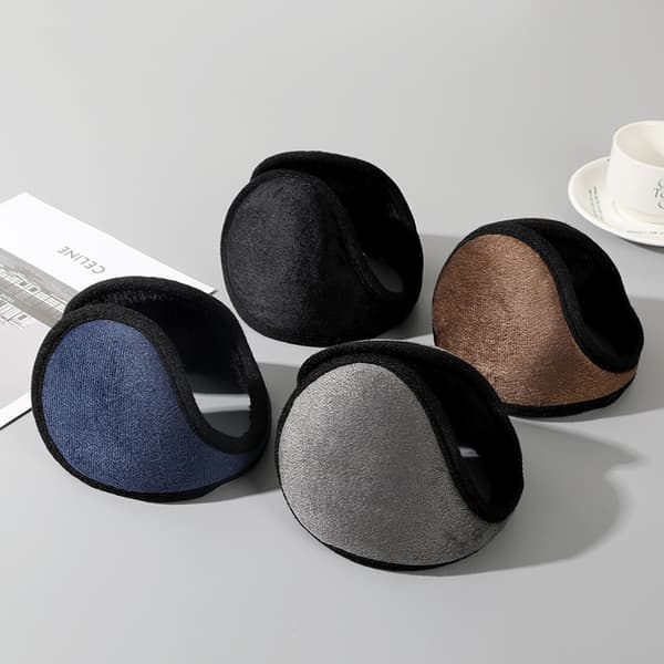 4-pack Multifärgade Vinter Utomhussporter Snöbräda Vindtäta Plysch Öronmuffar Unisex Öronmuffar