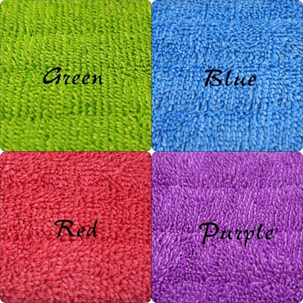 4-pack Spraymoppdynor Mikrofibermoppar Refill Dynor Reveal Mopphuvud Ersättningsdynor för Rengöring 42x14cm