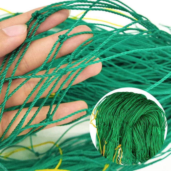 Net til klatrende haveplanter til agurker, ærter og tomater, 2,7 x 1,8 m, maske 10 cm