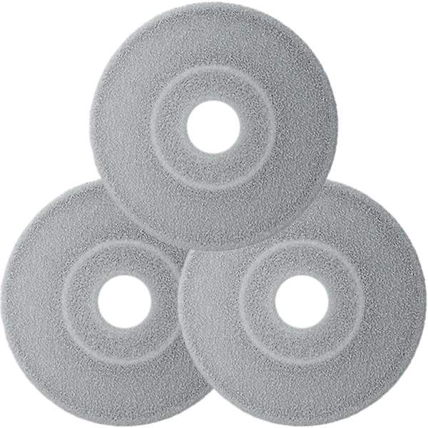 3 st Ångmopp Mikrofibermopphuvuden Snurrmopp Ersättningshuvud Moppstränghuvud Mopphuvud RefillsGrå24.5X24.5CM