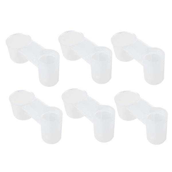 10 kpl Vesipullo Linnun Juoma-astia Linnuille Vedenjuontikuppi Linnun Vesipullo Linnuille Astia 10,8X3,8cm