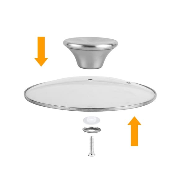 Lid Knobs, Stainless Steel Oven Knobs, Lid Handle Replacement Kit, 4 Pcs