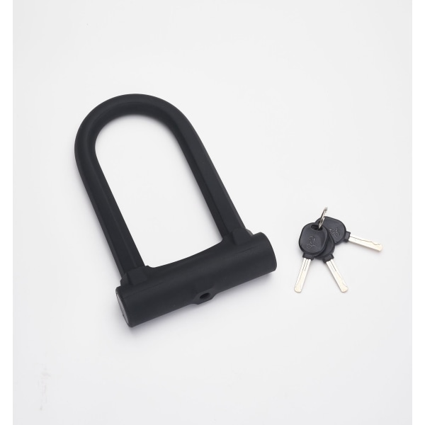 Master Lock U-Lock sykkellås med nøkkel, U-lås for sykler, lås for utendørs utstyr,