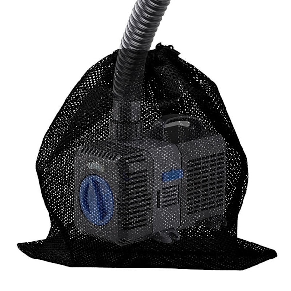 3-osainen setti (musta, noin 31*41CM) Pumppusuodatinpussi Suodatinpussi Verkkosuodatinpussi Akvaarioon/Puutarhaan/Korvaan