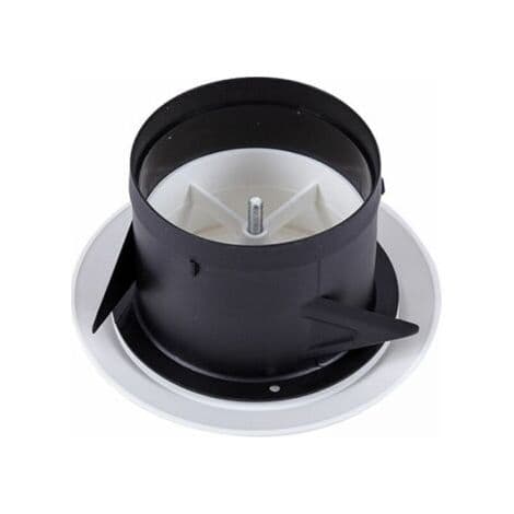 120 mm Diameter Ventilation Air Vent - Adjustable ABS Ventilation Grille - Easy Wall or Ceiling Installation - Ideal for Bathrooms and Kitchens