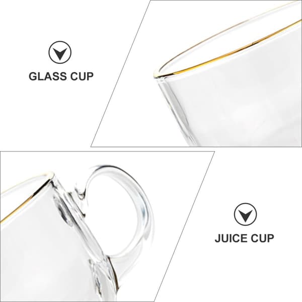 3 st glas vatten mjölk dricksglas kaffeglas tål temperatur på 100 grader bekväm
