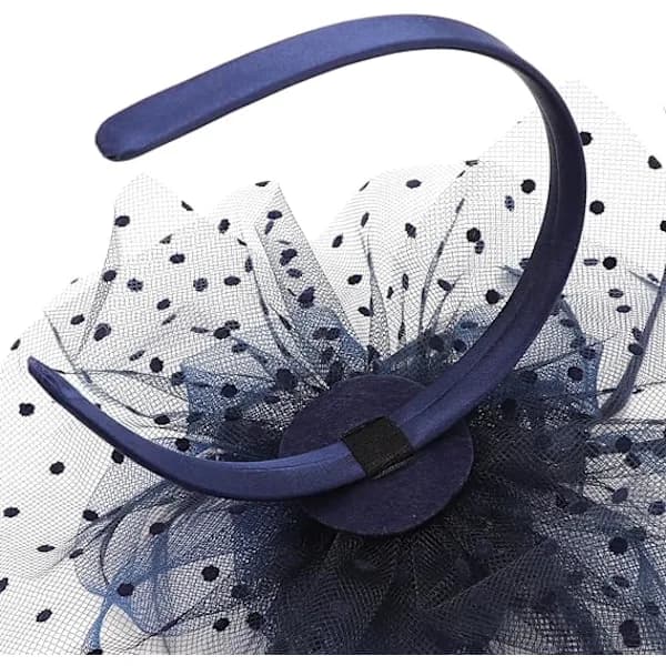 Hatt for kvinner Cocktail Teselskap Hodeplagg Blomsternettbånd Fjær Hårbånd