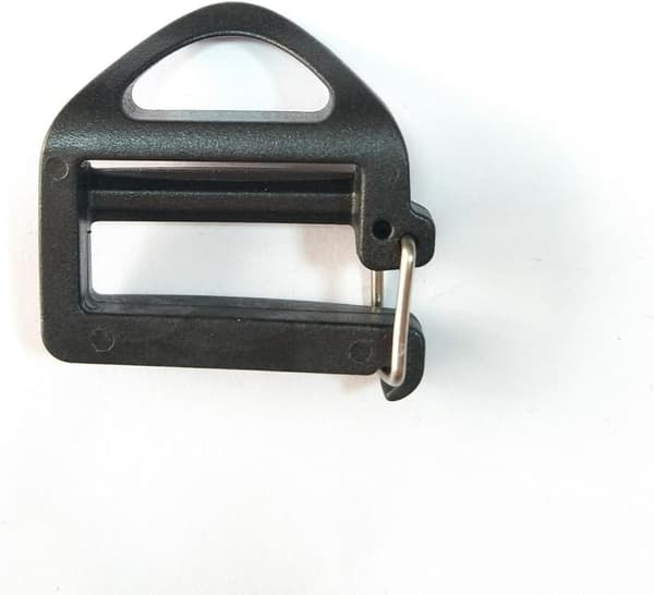 8-pack Webbing Hook Clip 25mm 1'' Strap Belt Buckle with Open Latch End Buckle Connection Slide Buckles Ladder Slider Replacement for Backpack Bag Molle