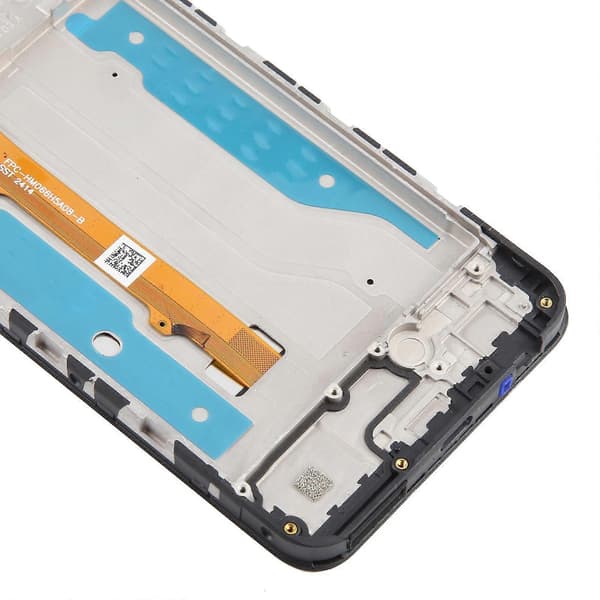 LCD-skærm Digitizer komplet samling med ramme til Boost Summit 5G 2024 SN339D-SMT Sort Svart