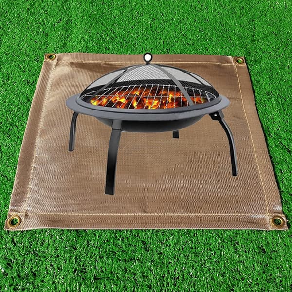(95x80cm) Brandsikker Måtte | Ildfast Måtte | Grillmåtte | Grill