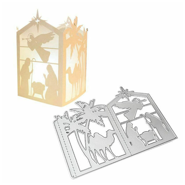 Halloween-bön Metallstansmall för DIY-Scrapbooking Album Papperskort Stansform Prägling Hantverk Dekoration