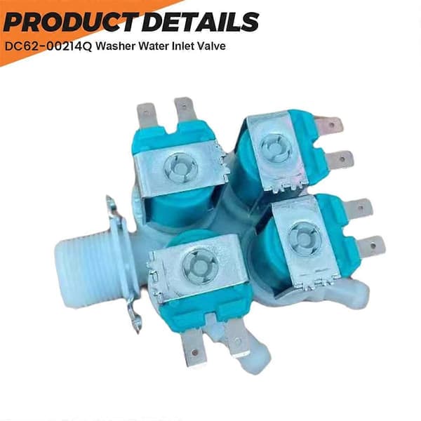 DC62-00214Q Vandindløbsventil til Vaskemaskine, Erstatning for Vandindløbs Solenoidventil