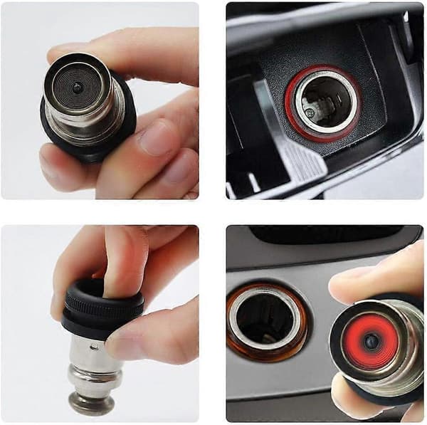 12V Car Cigarette Lighter Assembly, 12V Front Cigarette Lighter Assembly for Car Inner Diameter 21mm 12v Socket Car Accessories