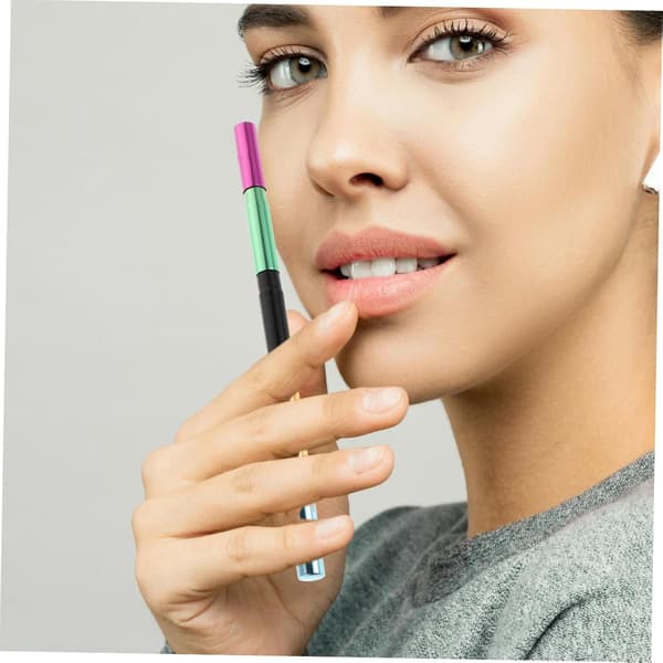 1 set Portable Makeup Brush for Eyebrows, Lips, and Eyeshadow, as well as Compact Beauty Cosmetic Tool