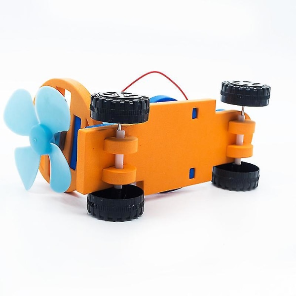 Gjør det selv elektrisk racerbil modellbyggesett Barneleker Skoleteknologi Vitenskap Læring Pedagogiske leker Gavestang