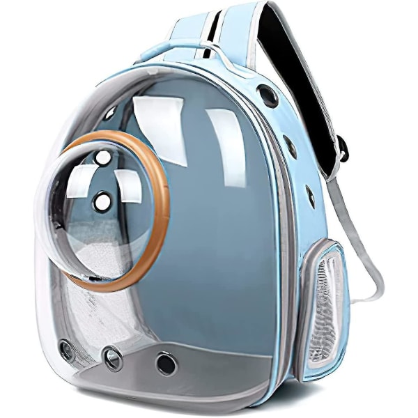 Cat Backpack Carrier, Pet Backpack Bubble Backpack, Waterproof Clear Pet Capsule Bag Outdoor, Space Capsule Pet Backpack Ventilate(light Blue, Transpa