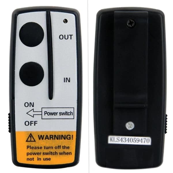 12V 12-volt 15 m Wireless Remote Control Kit for Winch Compatible with Truck ATV Warn Ramsey-c