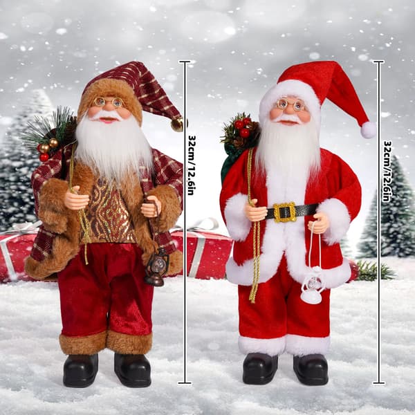 Julepynt Julemandsfigur Ornament, Sort og Hvid Tern Julemand