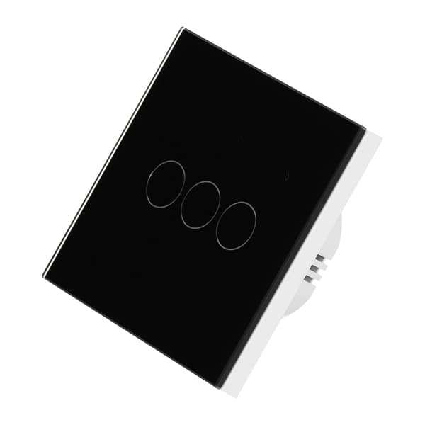 Til Tuya Zigbee Lysafbryder 3-gangs EU Fjernbetjening Touch