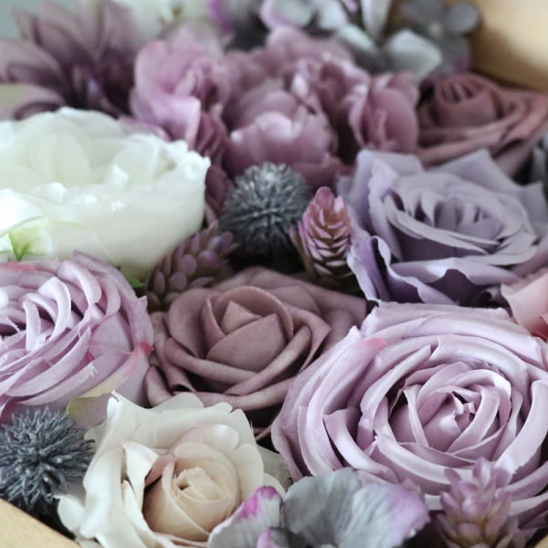 Multifunktionel Kunstig Blomsterkombination til DIY-Midtpunkter, Arrangementer, Bryllupsbuketter, Bord- og Stolsdekoration