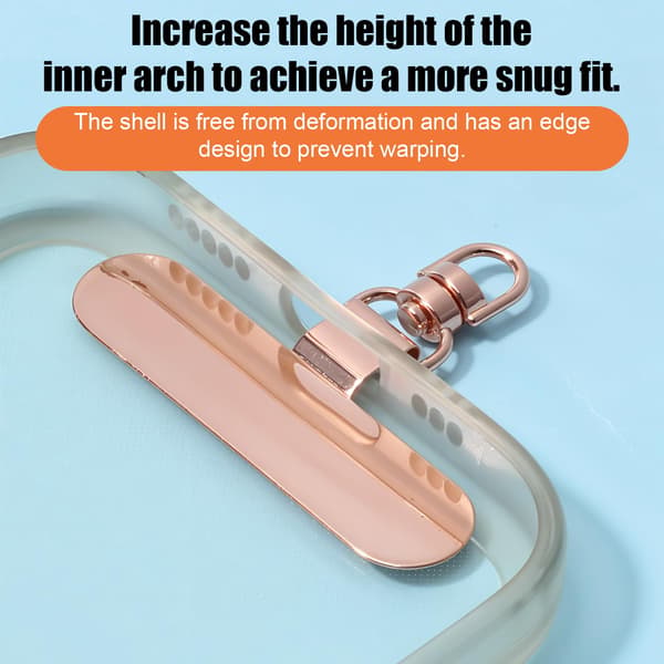 Phone Strap Mount, 4-Pack, Universal, 360° Rotatable; a Replacement Part that Fits All Full-Coverage Phone Cases