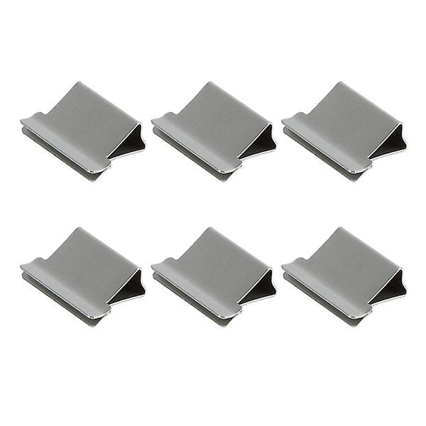 50 st Gem Paperclips Gemklämma Dispenser Metallklämmor Clam Clips Refiller Häftklämmor
