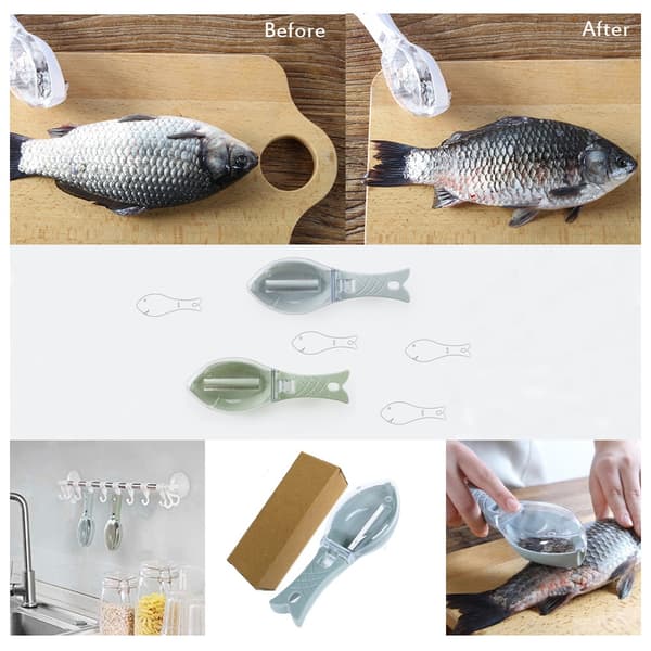 Fish Scaler Hair Brush Scraping Fish Brush Quick Removal Fish