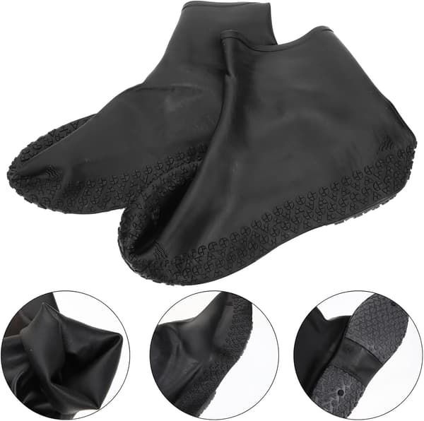 Waterproof Non-Slip Boot Covers for Adults, Thickened High Rain Shoe Covers