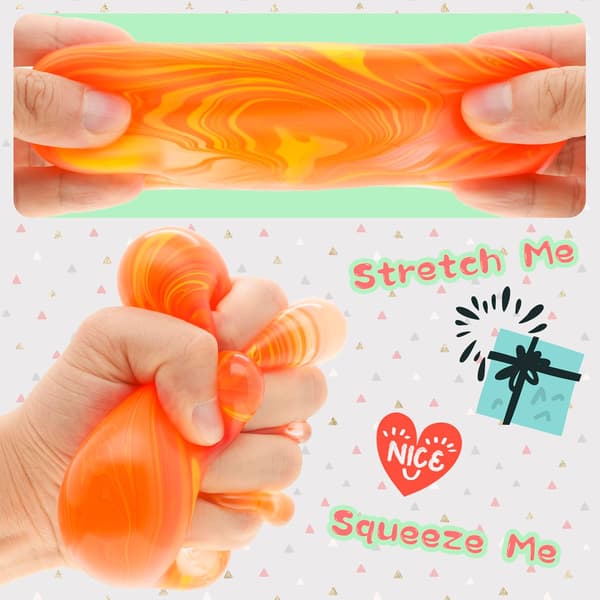 Slow Rebound Anti-Stress Cube, Soft Modeling Clay, Relieves Anxiety. Classroom Party Gift.
