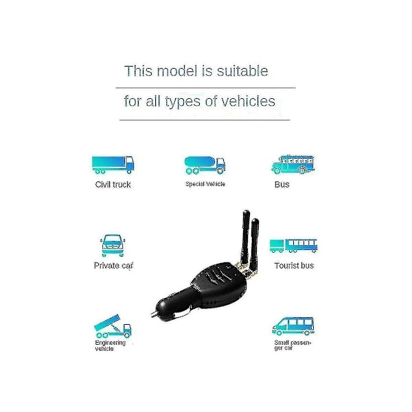 GPS-signal og kameraklistremerker med dobbel antenne - 2 stk