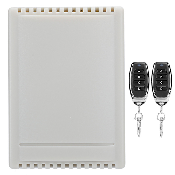 12V 4-way Wireless Remote Control Switch Transmitter/Receiver for Boom Gate Garage