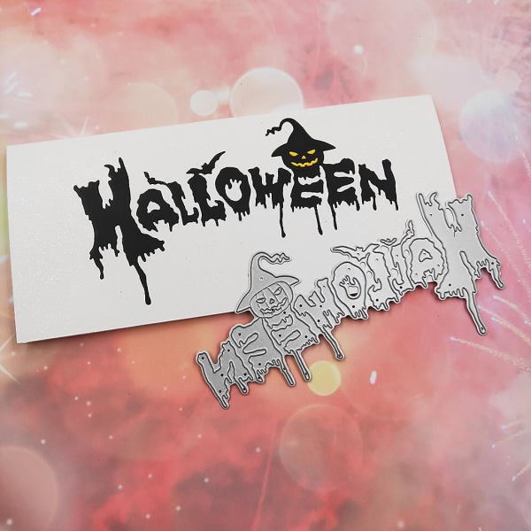 Halloween Metal Cutting Stencil Template Scrapbooking DIY Photo Album Stamp Paper Card Embossing