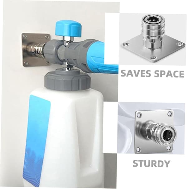 High Pressure Washer Wall Mount Durable Accessory Holder Compatible with Various Models of Cleaning Machines Convenient Storage for Frequent Users