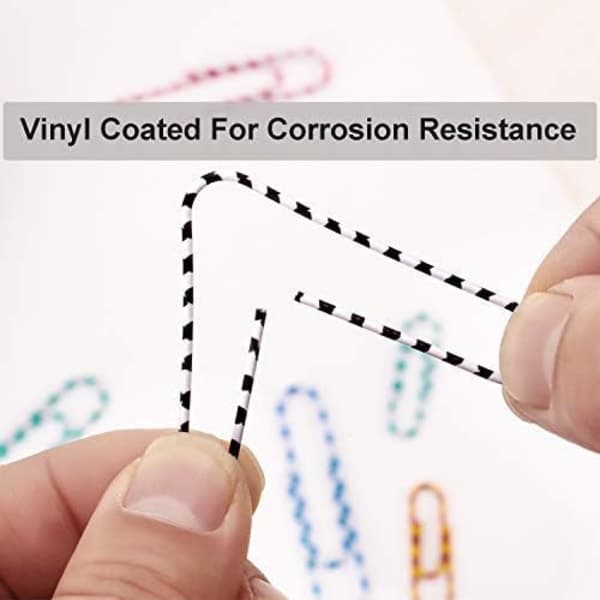Durable Stainless Steel Paper Clips, 450 Pcs Assorted Sizes (2.8 cm, 5 cm) Strong Grip Multifunctional Document Organization Clips