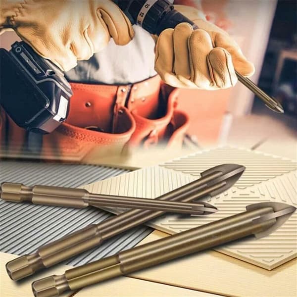 5 stk keramiske glassfliser bor, effektiv universell boring T